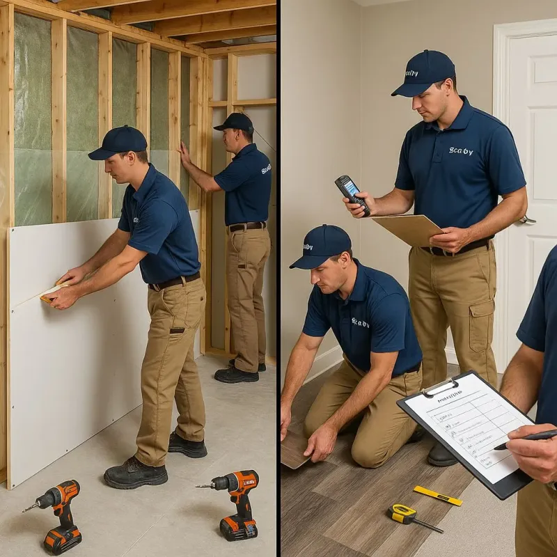 Repairs and Reconstruction process in Graniteville, NY